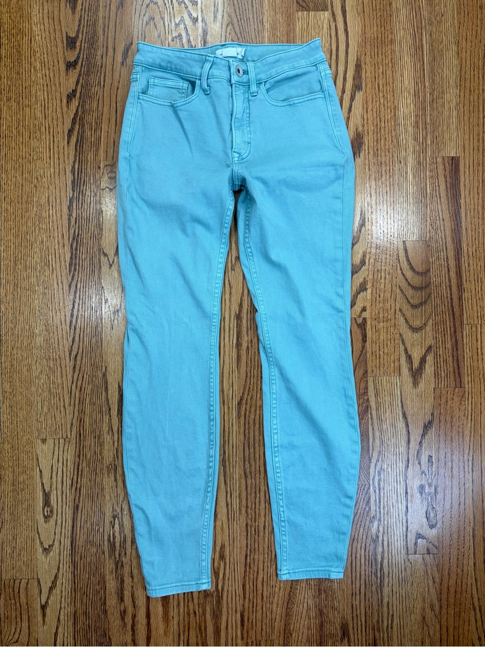 Vineyard Vines High-Rise Seafoam Green Skinny Jeans (25)